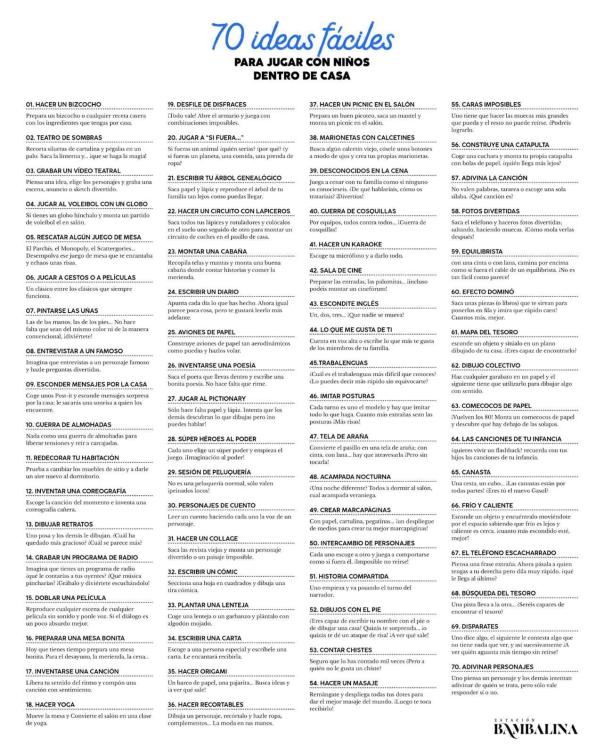 70 juegos para niños